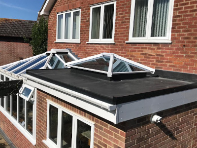 flat orangery roof castleford